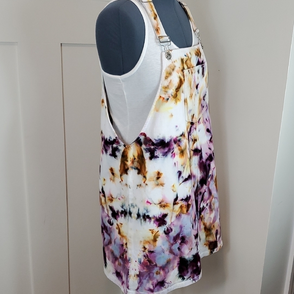 Vero Moda Denim Tie-Dye Overall Dress - XL - Picture 2 of 9